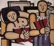 Fernard Leger Reading oil on canvas